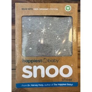 SNOO Smart Sleeper Baby Fitted Sheets Lot 3 Organic Cotton Star Open Box